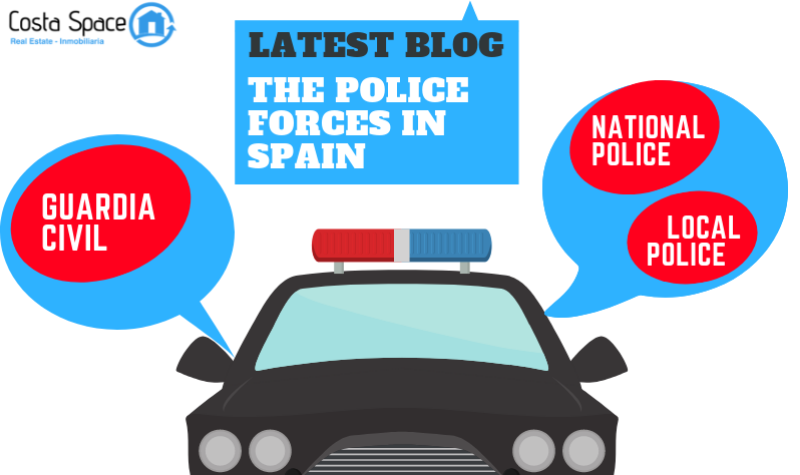 How are the Spanish Police Forces organized?