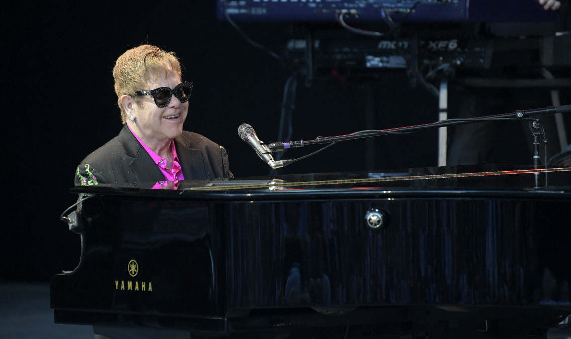 Elton John performing at Starlite Festival Marbella 2017